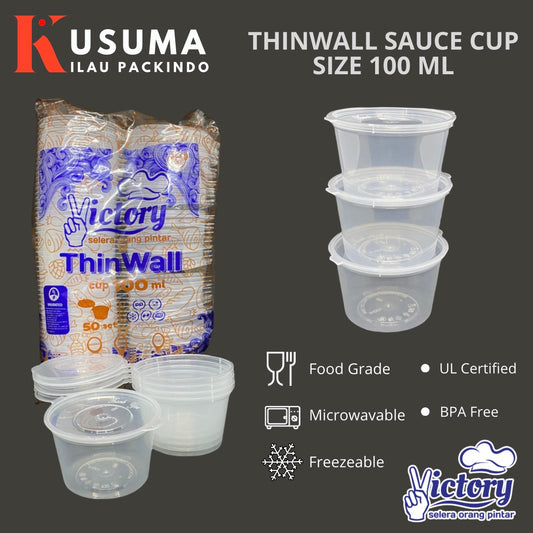 VICTORY THINWALL SAUCE CUP 100 ML