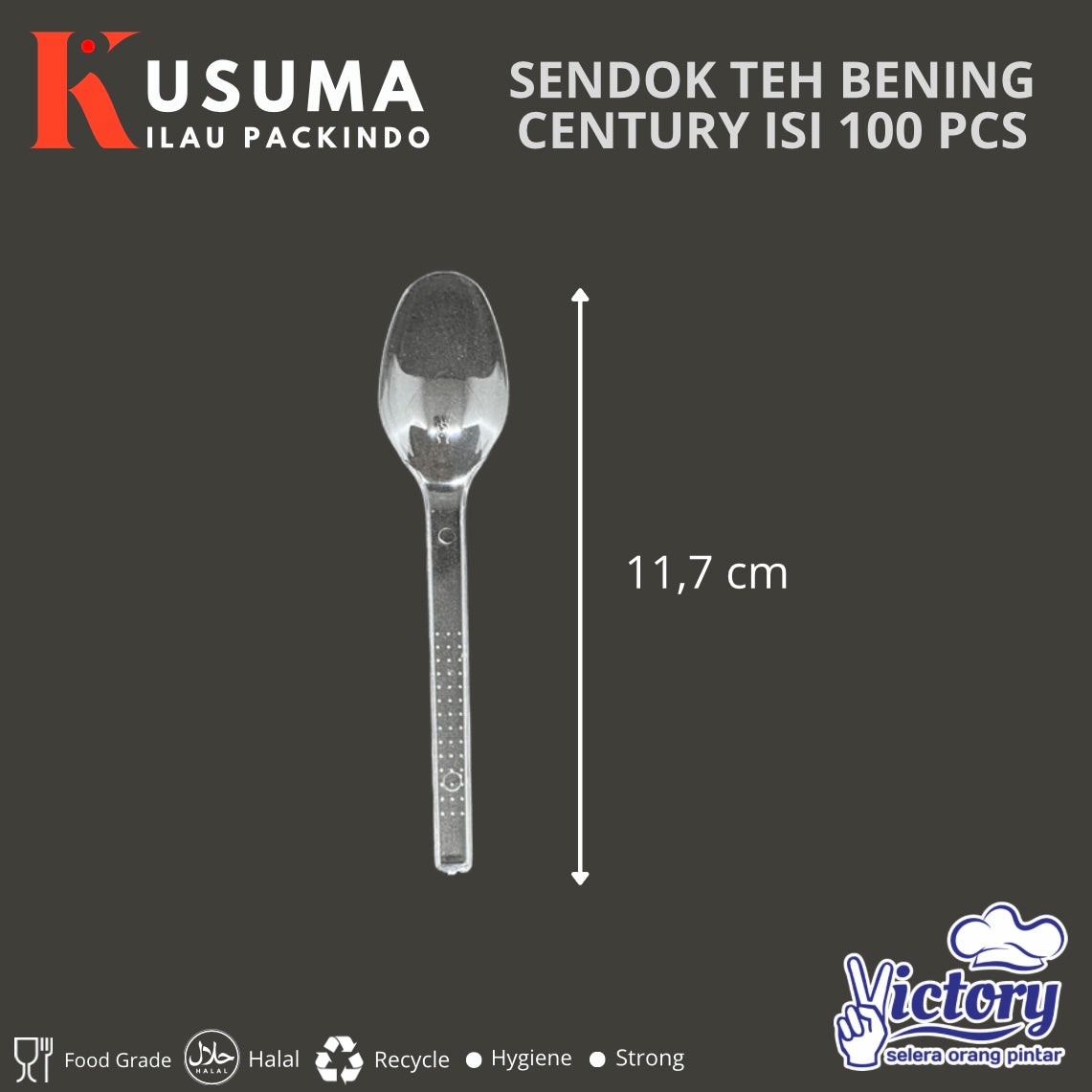 VICTORY SENDOK TEH BENING CENTURY 100 PCS