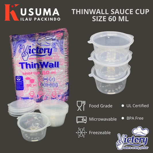 VICTORY THINWALL SAUCE CUP 60 ML