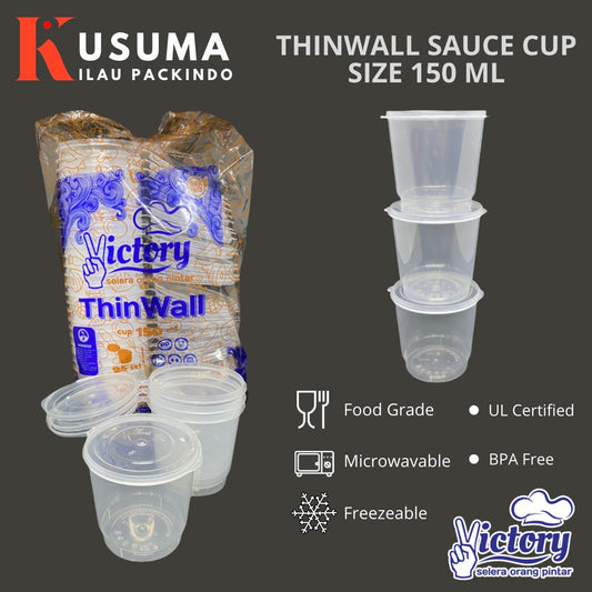VICTORY THINWALL SAUCE CUP 150 ML