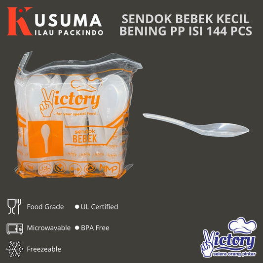 VICTORY SENDOK BEBEK PP BENING 144 PCS