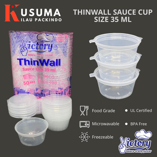 VICTORY THINWALL SAUCE CUP 35 ML