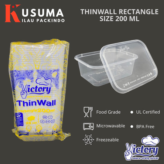 VICTORY THINWALL RECTANGLE 200 ML