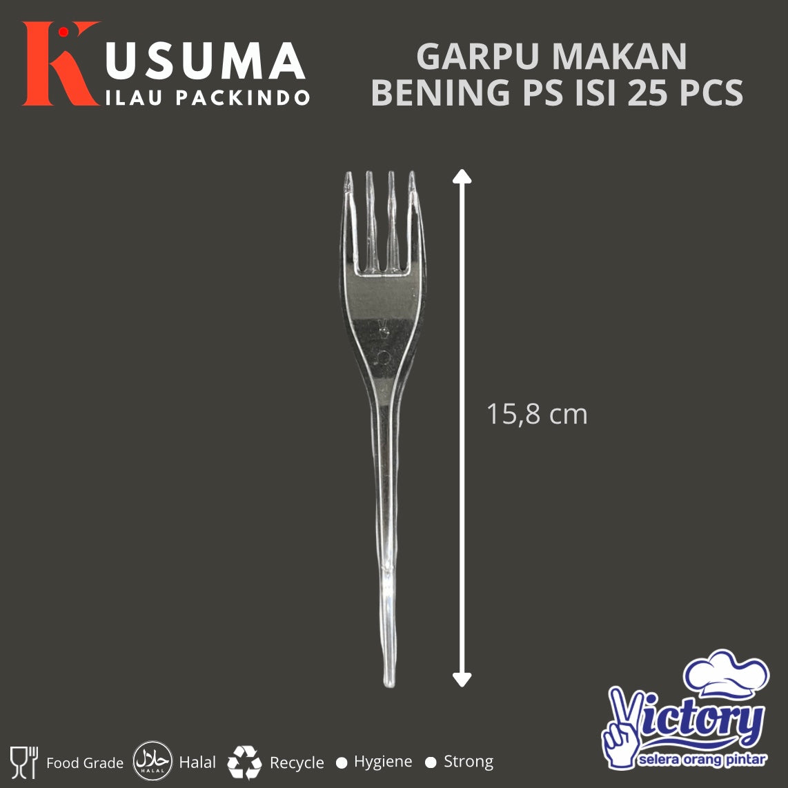 VICTORY GARPU MAKAN PS BENING 25 PCS