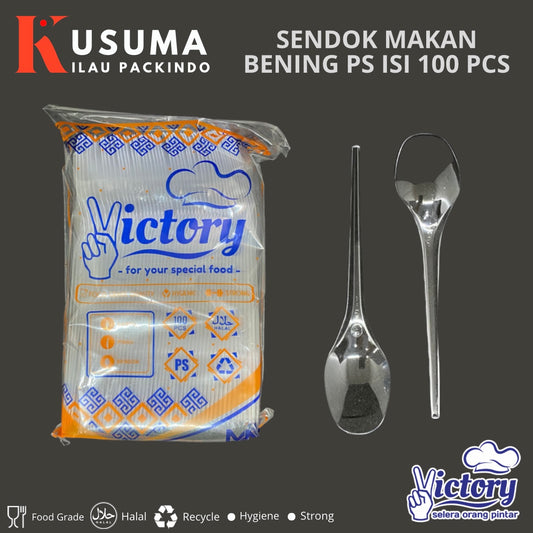 VICTORY SENDOK MAKAN PS BENING 100 PCS