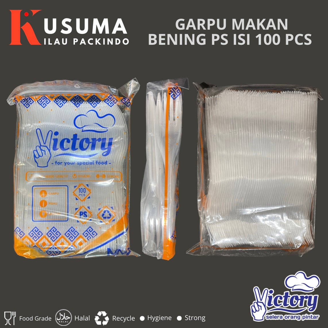 VICTORY GARPU MAKAN PS BENING 100 PCS